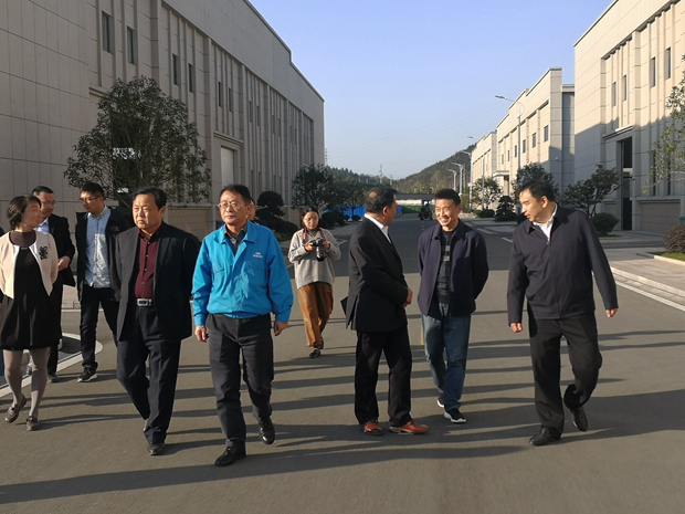 懷遠縣政協(xié)黨組書記、主席郭長富帶領(lǐng)該縣政協(xié)考察團一行來皖南電機考察