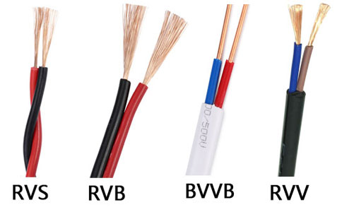 RVS與RVB、BVVB、<a href='http://m.xlwkyl.cn/rvvdianxian/' target='_blank'><u>RVV電線</u></a>